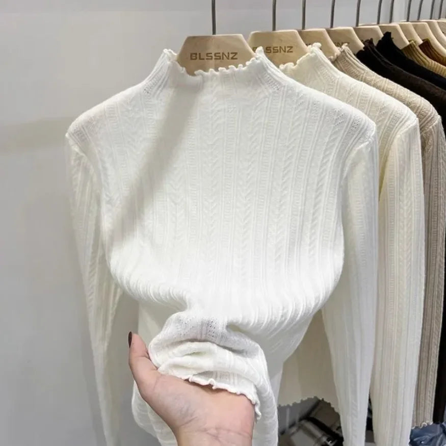 Noa Mock-Neck Knit Jumper