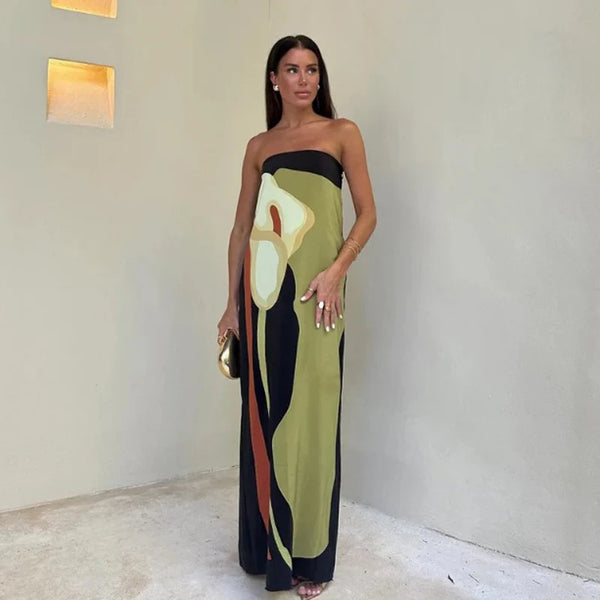 Camille Backless Maxi Dress