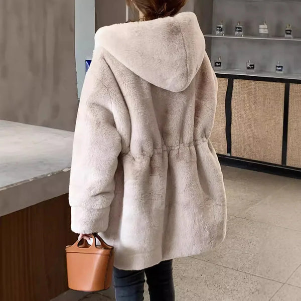 Freya Faux Fur Hooded Coat